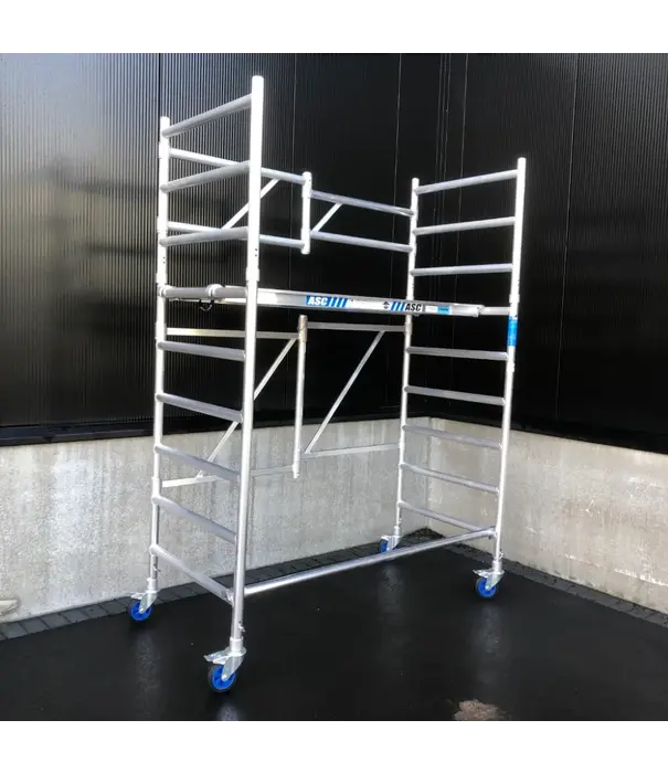 ASC Échafaudage pliant ASC 90x190 hauteur de travail 3,85 m