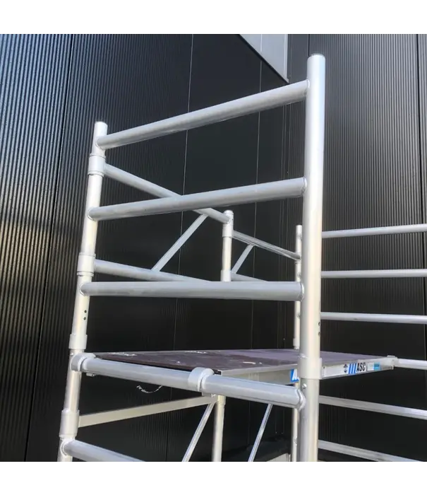 ASC Échafaudage pliant ASC 90x190 hauteur de travail 3,85 m