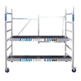Échafaudage pliant ASC 90x190 avec marche hauteur travail 3 m