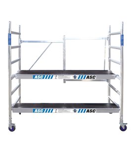 Échafaudage pliant ASC 90x190 avec marche hauteur travail 3 m