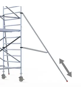 Stabilisateur télescopique échafaudage 300 cm