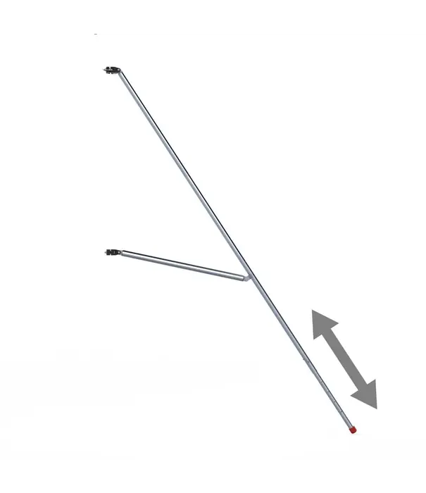 EuroScaffold Stabilisateur télescopique échafaudage 300 cm
