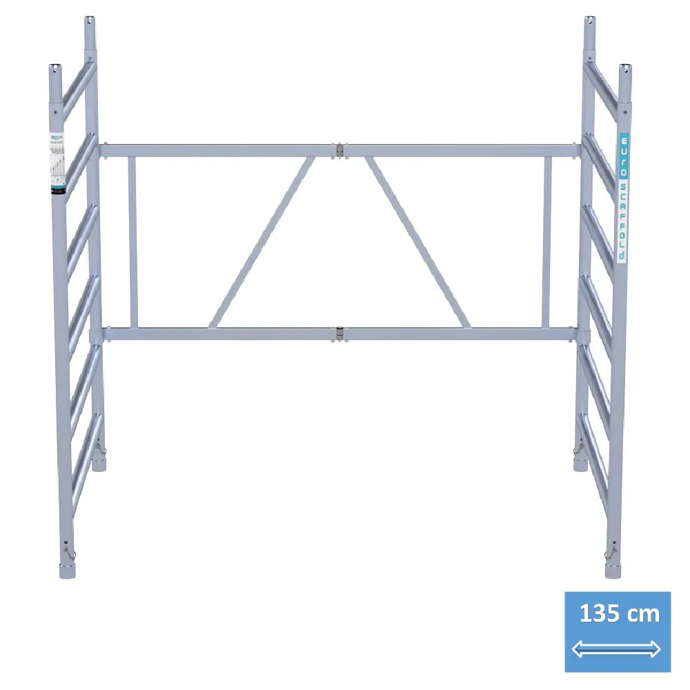 EuroScaffold Échafaudage EuroScaffold cadre pliant de 6 échelons 135-6