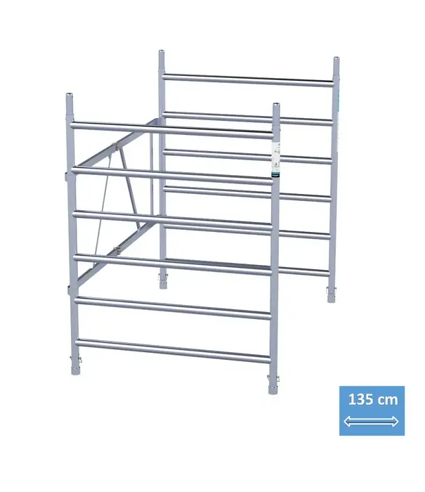 EuroScaffold Échafaudage EuroScaffold cadre pliant de 6 échelons 135-6