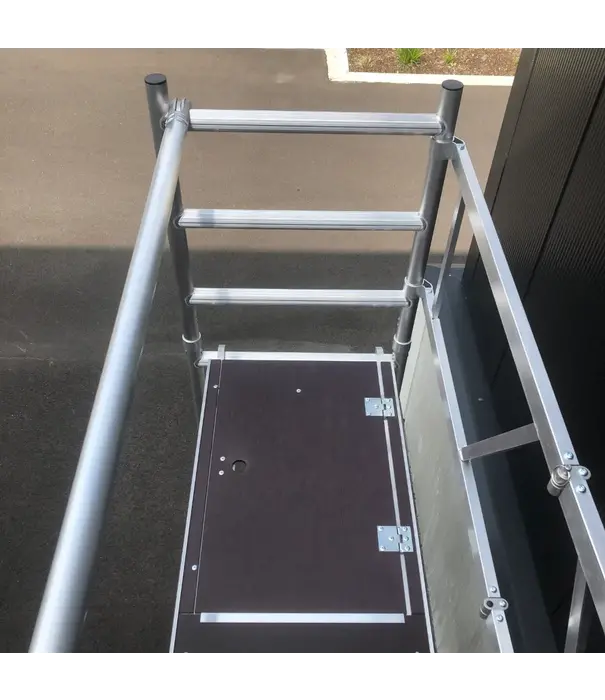 EuroScaffold Échafaudage pliant Euroscaffold hauteur de travail 4,50 m