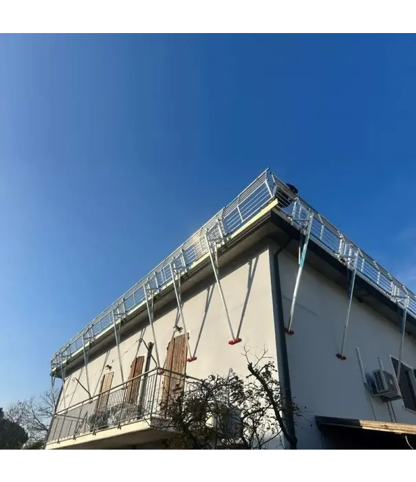 EuroScaffold SGS Edge Dachrandsicherung 6 Meter | Schrägdach bis 60°