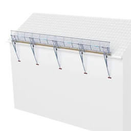 EuroScaffold SGS Dachrandsicherung 12 Meter Steildach