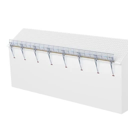 EuroScaffold SGS Dachrandsicherung 21 Meter Steildach