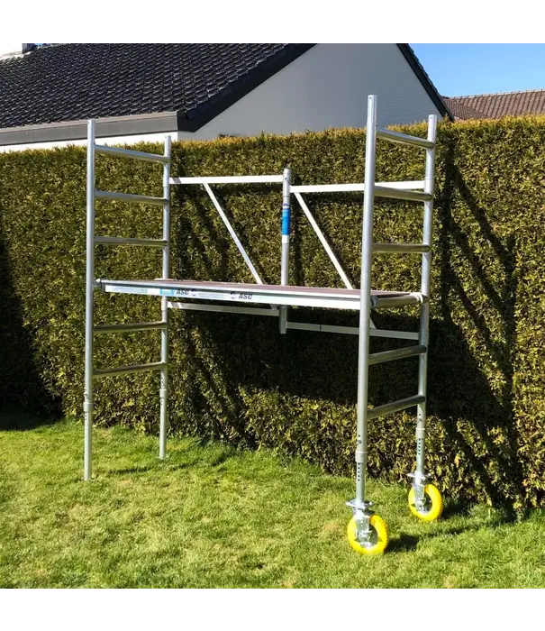 EuroScaffold Kit de roues d'échafaudage de jardin réglable