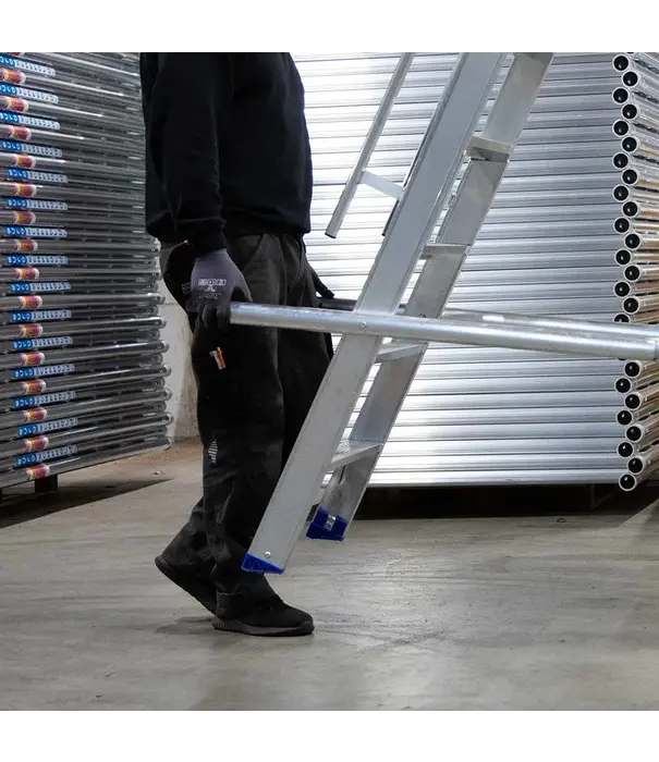 Eurostairs Eurostairs Easy Lagerhaustreppe klappbar 4 Stufen