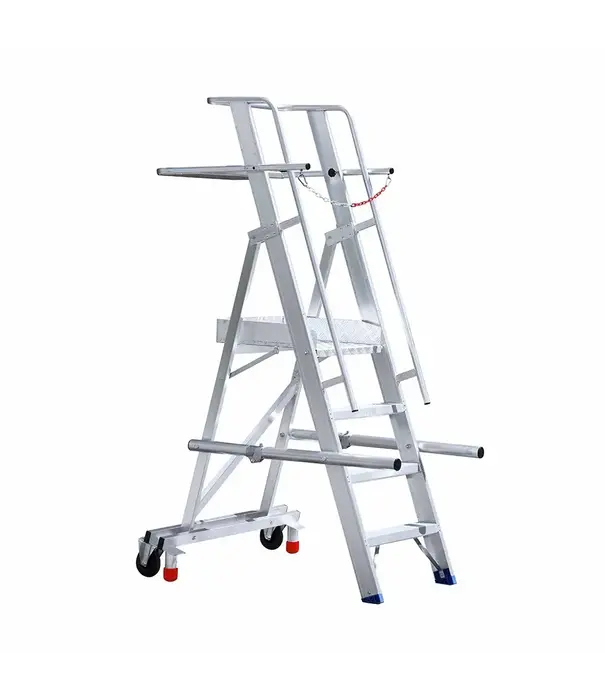 Eurostairs Eurostairs Easy Lagerhaustreppe klappbar 4 Stufen