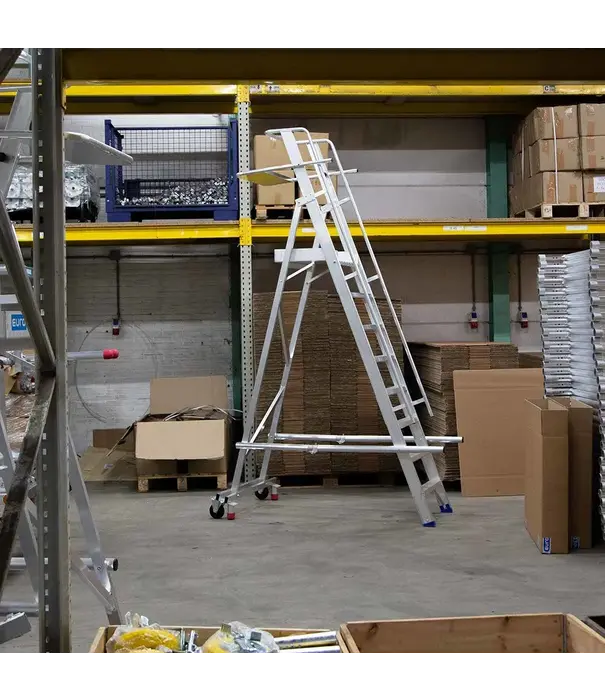 Eurostairs Plate-forme mobile pliable Eurostairs Easy 8 marches