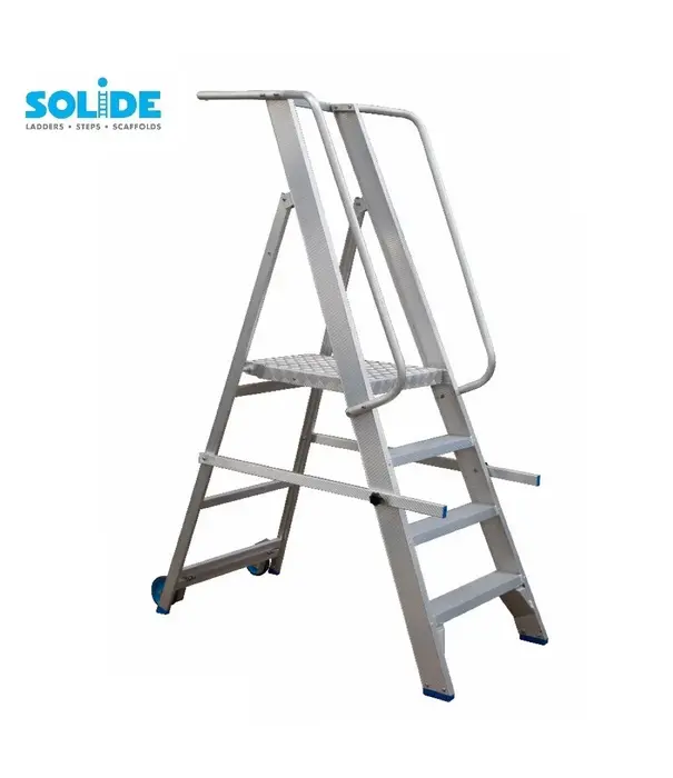 Solide Solide plateforme mobile pliable 4 marches PMP04