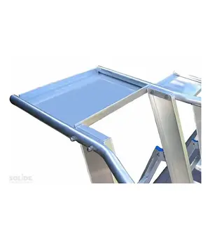 Solide fahrbare Podestleiter Klappbar 6 Stufen PMP06