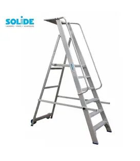 Solide plateforme mobile pliable 6 marches PMP06