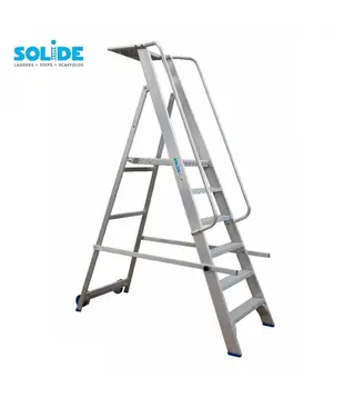 Solide plateforme mobile pliable 6 marches PMP06