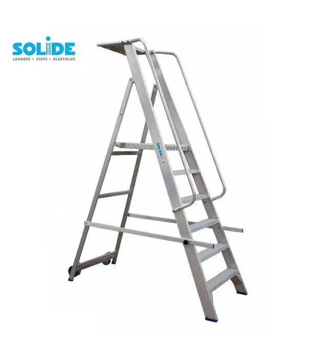 Solide Solide plateforme mobile pliable 6 marches PMP06