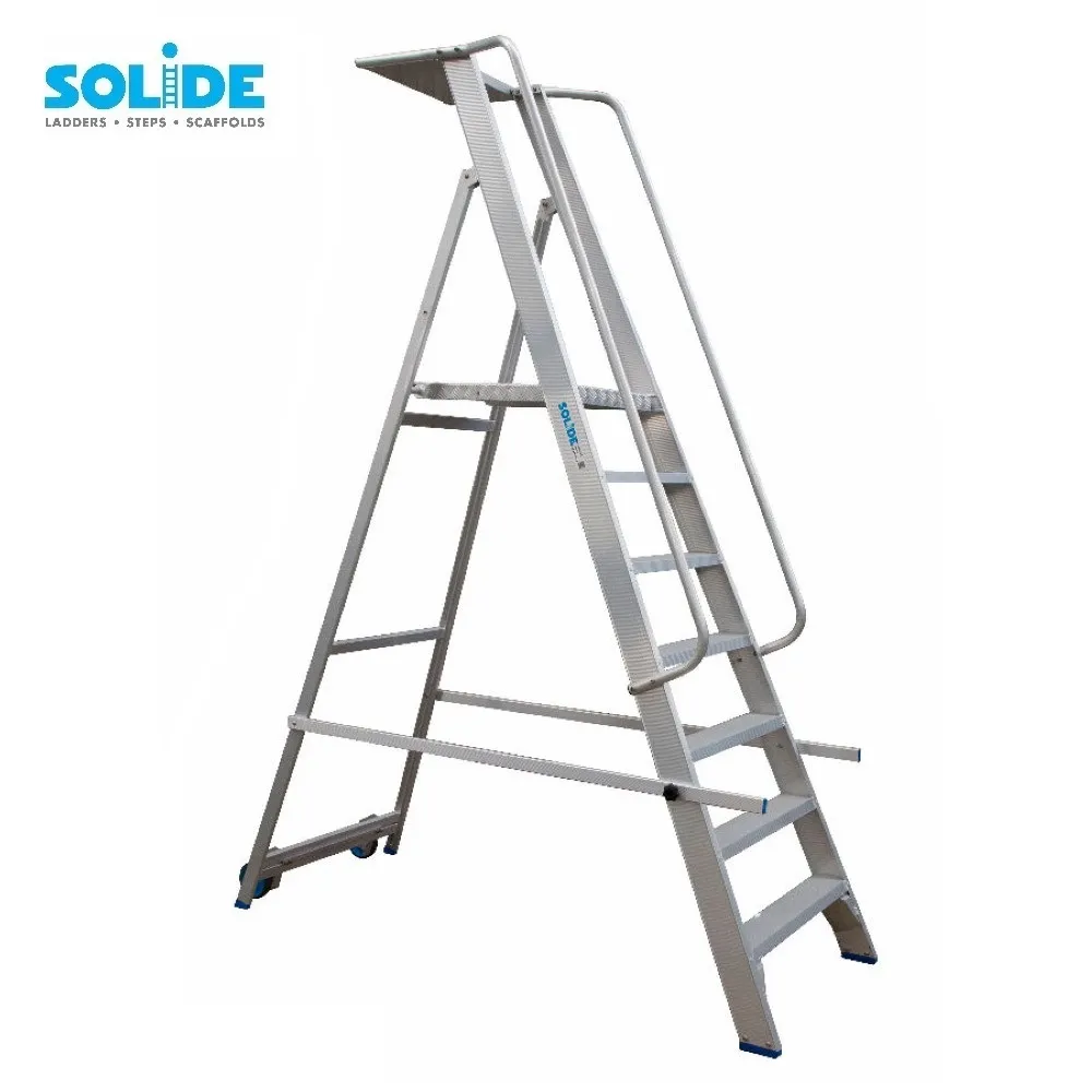 Solide Solide plateforme mobile pliable 7 marches PMP07