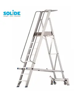 Solide plateforme mobile pliable 8 marches PMP08