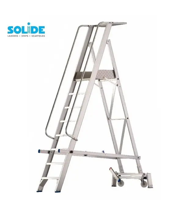Solide Solide plateforme mobile pliable 8 marches PMP08