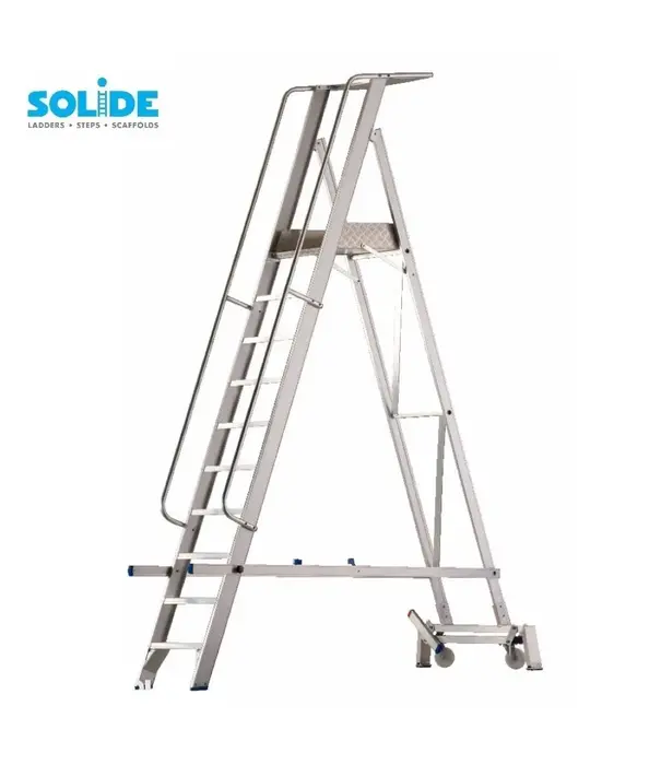 Solide Solide plateforme mobile pliable 10 marches PMP10