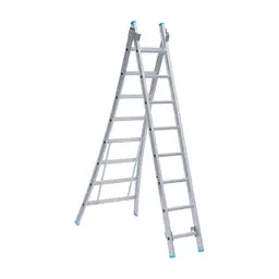 Eurostairs Eurostairs 2-delige reform ladder 2x8 sporten