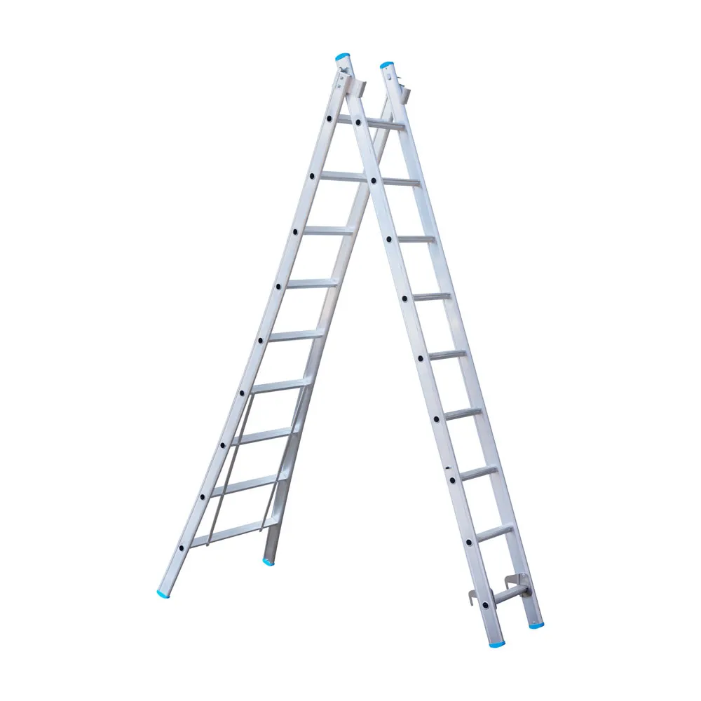 Eurostairs Eurostairs 2-delige reform ladder 2x9 sporten