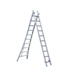 Eurostairs 2-delige reform ladder 2x10 sporten