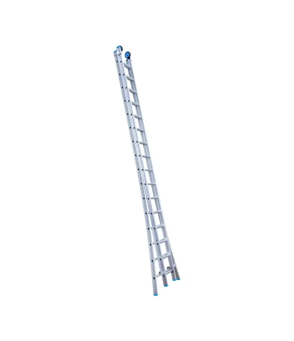 Eurostairs Eurostairs 2-delige opsteekladder 2x16 sporten