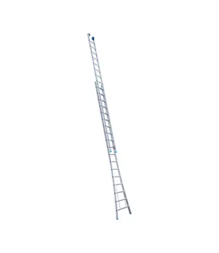 Eurostairs 2-delige opsteekladder 2x18 sporten