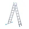 Eurostairs Eurostairs Merhrzweckleiter 2-teilig mit Traverse 2x8 Sprossen