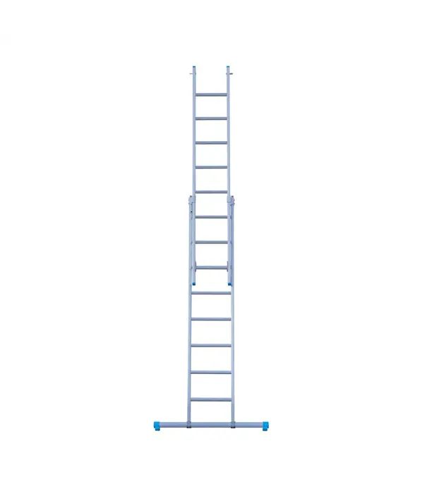 Eurostairs Echelle transformable avec traverse 2 plans Eurostairs 2x8 échelons