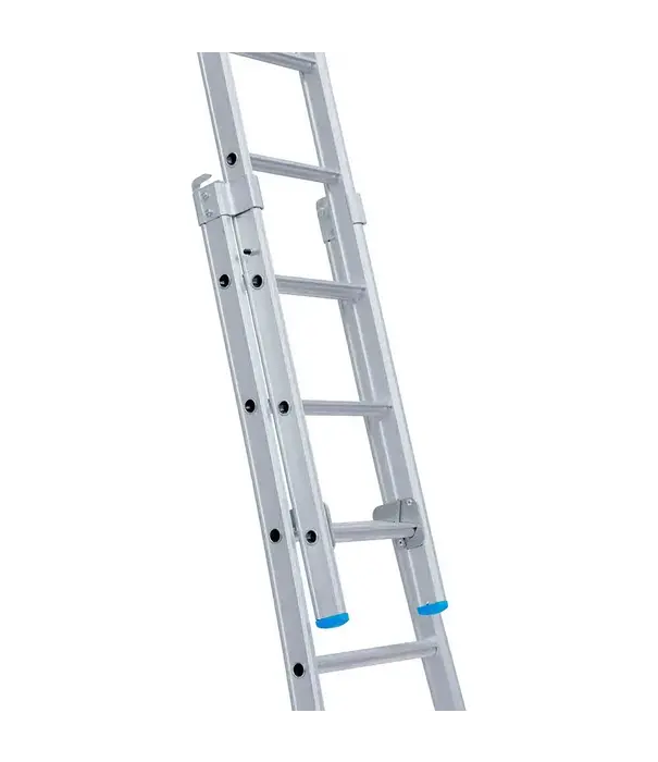 Eurostairs Eurostairs Mehrzweckleiter 2-teilig mit Traverse 2x9 Sprossen