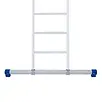 Eurostairs Eurostairs tweedelige ladder 2x9 sporten met stabiliteitsbalk