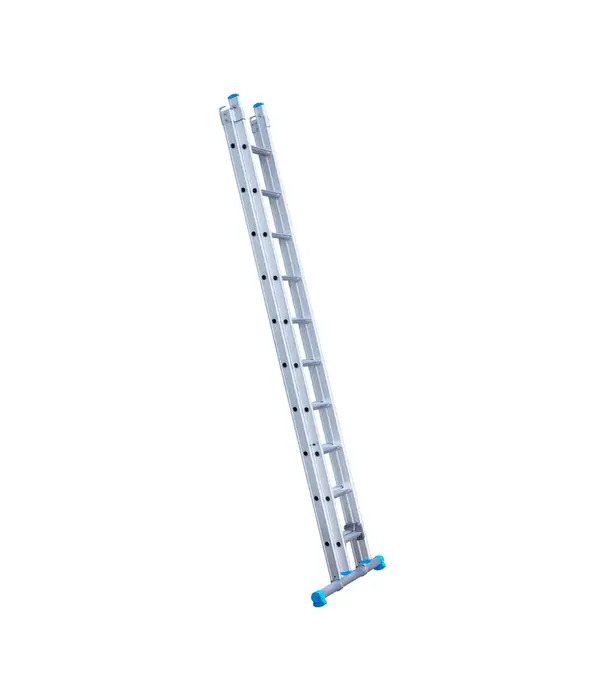 Eurostairs Eurostairs Mehrzweckleiter 2-teilig mit Traverse 2x10 Sprossen