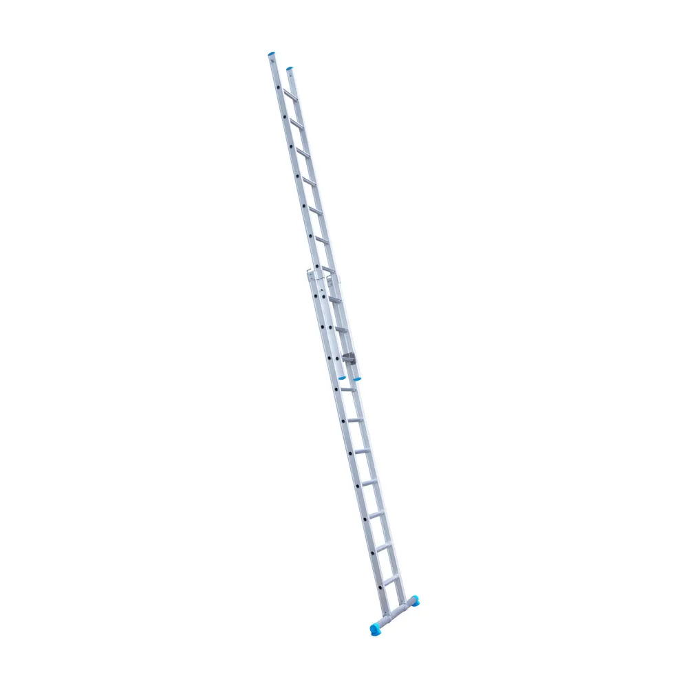 Eurostairs Eurostairs tweedelige ladder 2x10 sporten met stabiliteitsbalk