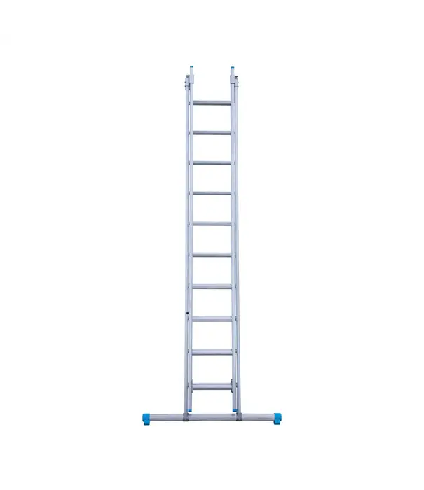 Eurostairs Eurostairs Mehrzweckleiter 2-teilig mit Traverse 2x10 Sprossen