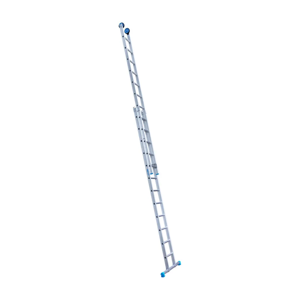 Eurostairs Eurostairs tweedelige ladder 2x12 sporten met stabiliteitsbalk