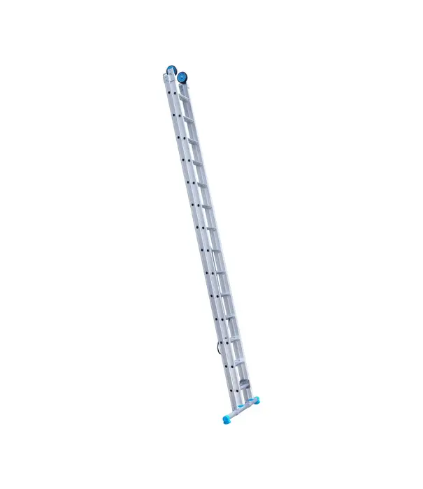 Eurostairs Eurostairs Merhrzweckleiter 2-teilig mit Traverse 2x14 Sprossen