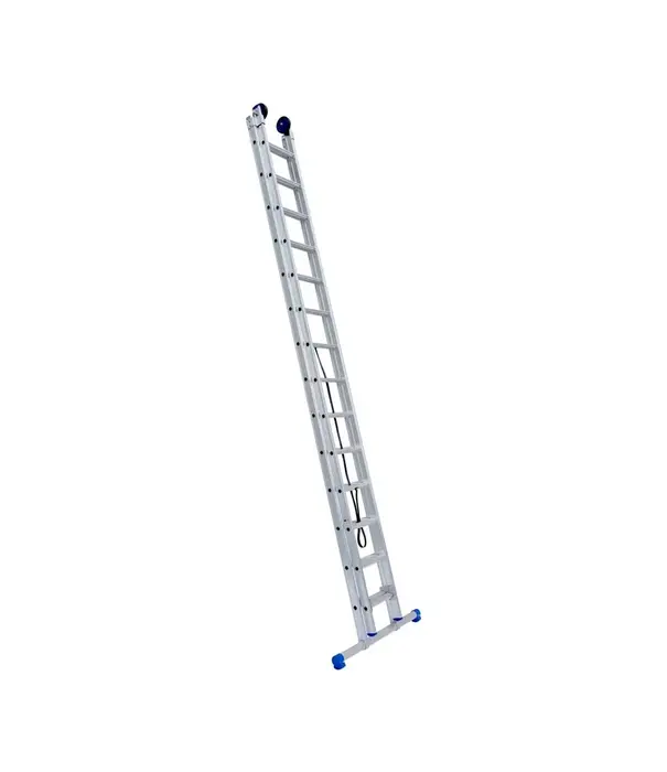Eurostairs Eurostairs Mehrzweckleiter 2-teilig mit Traverse 2x14 Sprossen