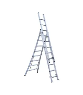 Eurostairs 3-delige reform ladder 3x8 sporten