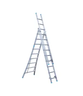 Eurostairs Mehrzweckleiter 3-teilig 3x9 Sprossen