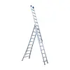 Eurostairs Eurostairs 3-delige reform ladder 3x10 sporten