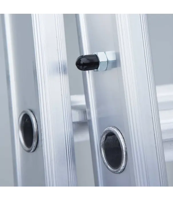 Eurostairs Eurostairs 3-delige opsteekladder 3x14 sporten