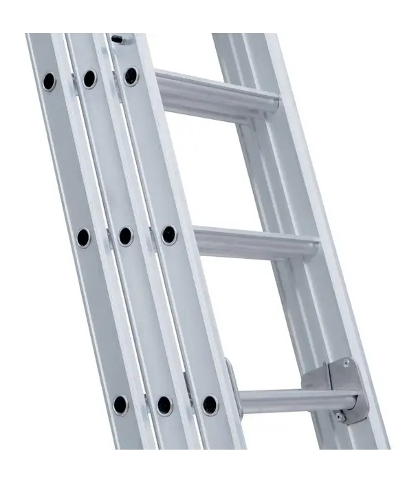 Eurostairs Eurostairs Mehrzweckleiter 3-teilig mit Traverse 3x8 Sprossen