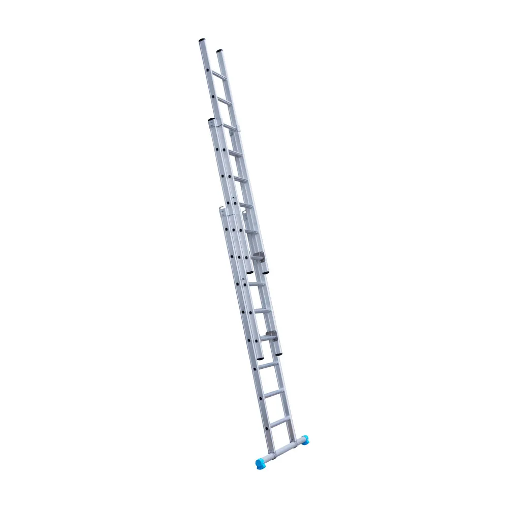 Eurostairs Eurostairs Merhrzweckleiter 3-teilig mit Traverse 3x8 Sprossen