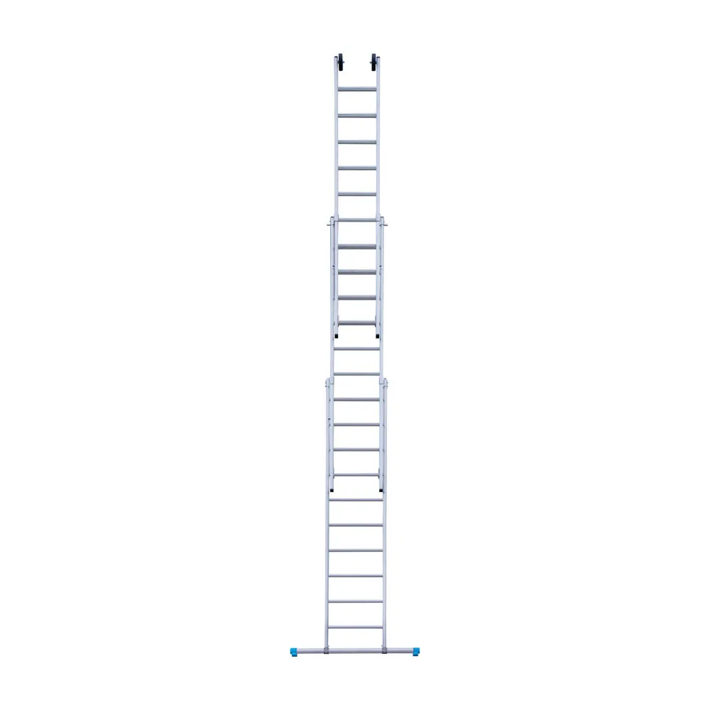 Eurostairs Eurostairs Merhrzweckleiter 3-teilig mit Traverse 3x8 Sprossen