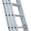 Eurostairs Echelle transformable avec traverse 3 plans Eurostairs 3x9 échelons