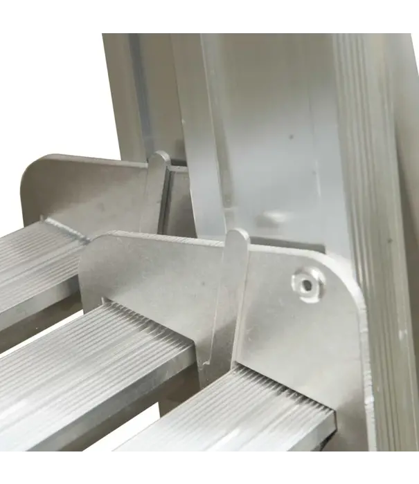 Eurostairs Eurostairs driedelige ladder 3x9 sporten met stabiliteitsbalk