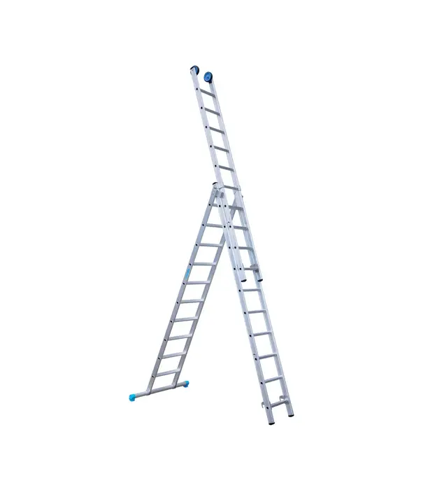 Eurostairs Eurostairs Mehrzweckleiter 3-teilig mit Traverse 3x10 Sprossen